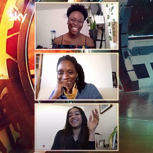 Bringing the future to life... Watch the #intergalactic cast break down the first time they entered the Hemlock together. Full video on our YT channel 👉 https://youtu.be/WjnOeNwhY54 | Sky TV