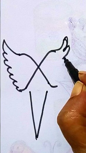 Easy Parrot Drawing 🦜 | Simple Bird Drawing for Beginners | YouTube Shorts