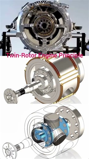 Twin rotor engine principle#shorts