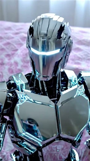 A robot in blue tooth