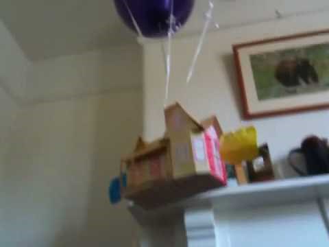 Model of balloon house from 'Up'