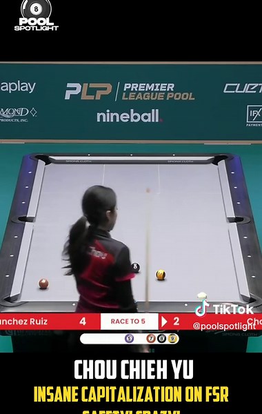 Double Bank Rack Shot in Pro Pool Matchroom Pool