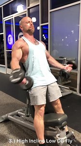 🔥ALL DUMBBELL CHEST WORKOUT Always focus on form. You can make the simplest exercises harder and have them give you better results. Here’s the Chest Workout: 1️⃣ Flat Dumbbell Chest Press: 8-10 reps 2️⃣ Low Incline Dumbbell Chest Press: 8-10 reps 3️⃣ High Incline Low Dumbbell Fly: 12-15 reps 4️⃣ High Incline Dumbbell Svend Press: 12-15 reps 5️⃣ Push-Up: till failure Minimum equipment right here. Always remember to focus on HOW you’re lifting rather than HOW much you’re lifting. 👉 Get Jacked Af