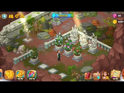 Island 🏝️ Hoppers Xp lvl 55 Chapter 4 City of Stars Flowers Bloom Puzzle complete gameplay