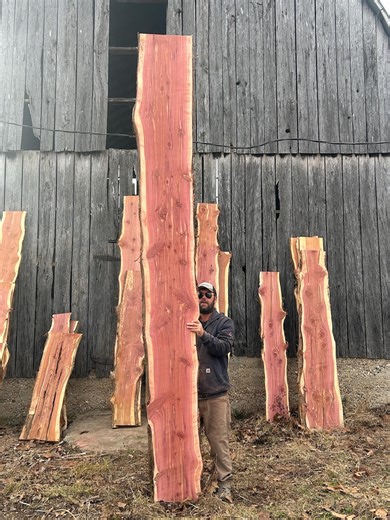 Live Edge Cedar Slab - Etsy