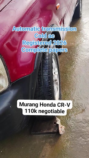 1999 model Honda CR-V gen1 Automatic transmission Cold ac Registered 2026 Complete papers Running condition Complete papers Issue minor scratch Lowest in market🥰 Boss jhe amor 09060918433 LOCATION:BRGAY LALAAN 2ND SILANG CAVITE | Garcia Jhe Amor