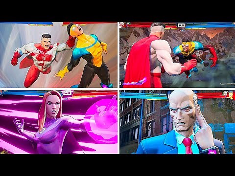 Invincible VS All Characters Ultimate Attacks 4K 60FPS