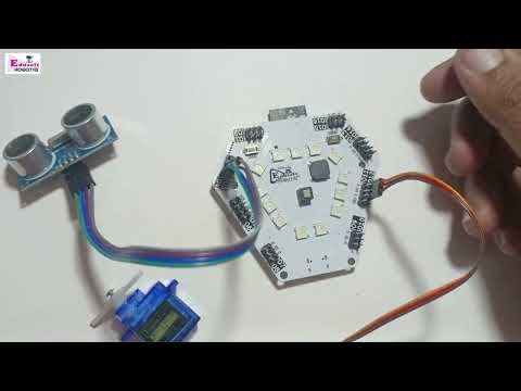 How to Build a Smart Automatic Dustbin | Ultrasonic Sensor, Servo & Magic Board | Edusoft Robotix