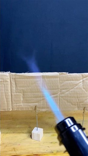 Powerful lighter vs used cardboard.Eps08