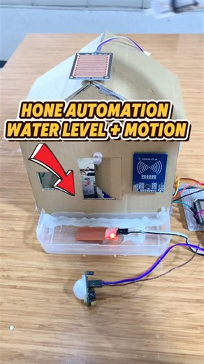 Home Automation Arduino - Raindrops + WaterLevel detection + PIR motion