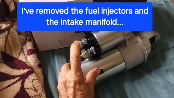 REPLACING THE STARTER ON CADILLAC DEVILLE 2003 NORTHSTAR (How I Did It...)