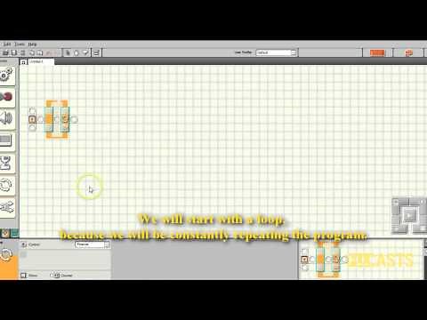 How to align and follow a line with two Mindstorms NXT light sensors