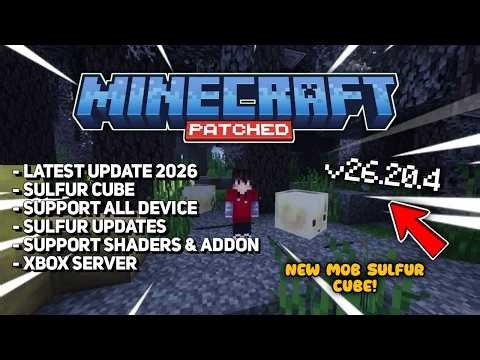 NEW MOBS! Download Minecraft Patch 26.20.4 - Hot Fix Release & No Password‼️
