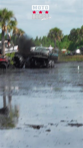 Jeep CJ takes on "No Mans Land" at Plantbamboo #horsepower #mudtruck #mudding | Moto Doggo