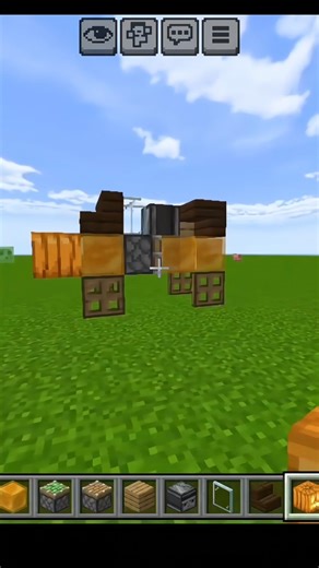 Working Car build in minecraft #minecraft #shorts