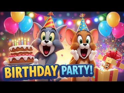 Happy Birthday with Tom and Jerry | Funny Party Adventure 🐱🐭