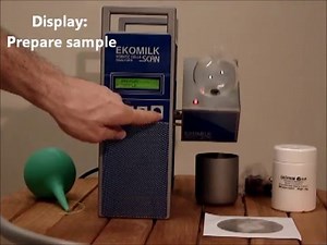Ekomilk Scan,AMP and Ekomilk Horizon somatic cell counter: milk somatic cell count measurement demo