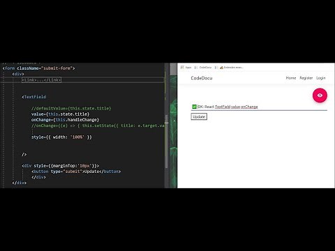 ✅ Make React Input TextField Editable with value state and onChange or defaultValue
