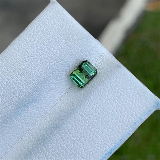 Natural Green Tourmaline 0.70 Ct Emerald Cut | Loose Gemstone | Unheated Tourmaline Afghanistan | Ring Stone | Jewelry Supply - Etsy