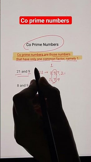 What are co prime numbers | Co-prime Numbers