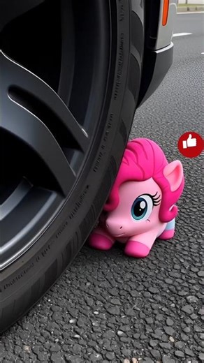 ❤️ Pinkie Pie Burst In Tyre 🥰