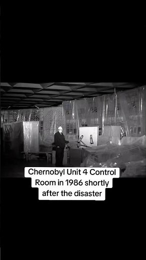 Chernobyl Unit 4 Control Room in 1986 shortly after the disaster. #history