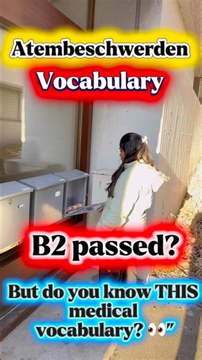 Atembeschwerden Vocabulary in German to English #germanlanguage #nursesingermany #learngerman