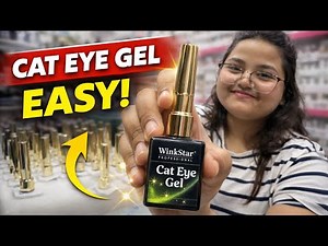 Cat Eye Gel Polish Tutorial for Beginners 🔥 Easy Nail Art Step by Step