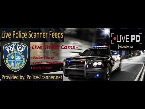Milwaukee Live Police Cams: Scanner feeds with street cams. Live