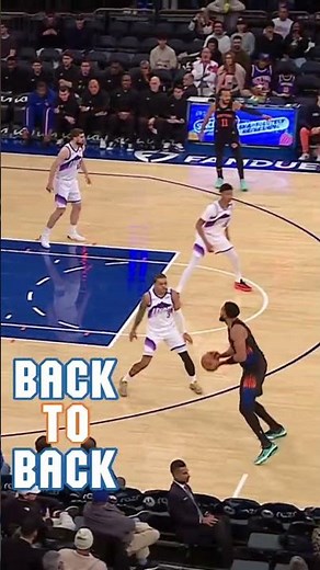 big fella making big threes #nba #nyknicks #karlanthonytowns