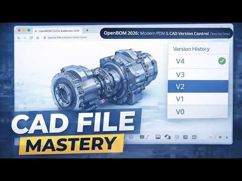 How to Manage CAD Files & Versions Without a Server | OpenBOM PDM Guide