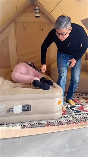 Lazy Girl Gets a Wake-Up Surprise 😂 #shorts #ytshorts #shortsfeed