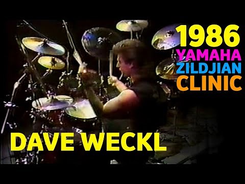 Dave Weckl Yamaha Zildjian Day 1986