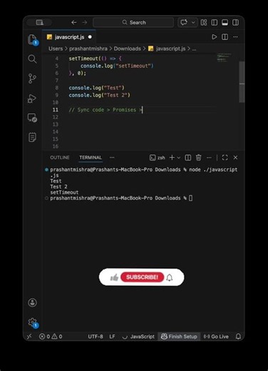 Javascript Tricky Interview Question | Promises and Synchronous code #dsa #javascriptinterview