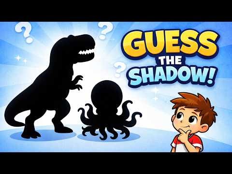 Can You Guess the Shadow? | Brain Game & Guessing Quiz for Kids | ThinkerToons Ep 17