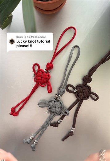 Knot Tying Tutorial for Bag Charms