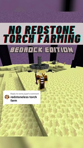 Replying to @some_type Minecraft 1.20.15 Infinite torch farming with obsidian and endstone, no redstone, afk, or automatic for bedrock edition gaming farm turorial #minecraft #icecoffey #gaming #gamingontiktok #bedrock #mcpe #minecrafthacks #redstone #tutorial #minecrafttutorial #minecraftbuilding #enderdragon #redstoneless