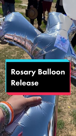 Meaningful Rosary Balloon Release Memorial