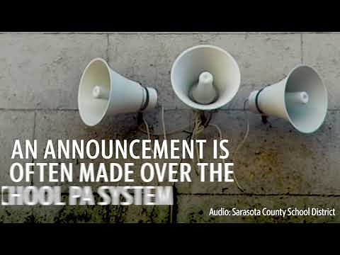 What happens during a school lockdown?