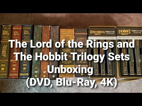 The Lord of the Rings and The Hobbit DVD/Blu-Ray/4K Trilogy Box Sets