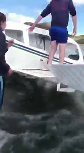 10K views · 44 reactions | ****BREAKING NEWS**** UPDATE: A PLANE HAS CRASH landed at Whitesands beach. The plane came down over the bay according to witness Jemeima Richardson. The Pilot was alone in the plane which could seat up to 3 passengers along with the pilot. The pilot sustained a head injury and was suffering from shock. He has now been handed into the care of the ambulance service. Pictures are in the comments and more information will follow. | Pure West Radio | Facebook