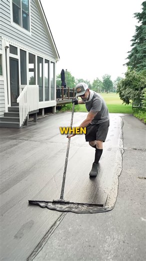 17 reactions | When your driveway turns grey and oxidized, that’s your sign-it’s time to sealcoat. Waiting only costs more later. Maintenance today prevents replacement tomorrow. #asphalt #foryoupage #viral | Anthony's Asphalt | Facebook