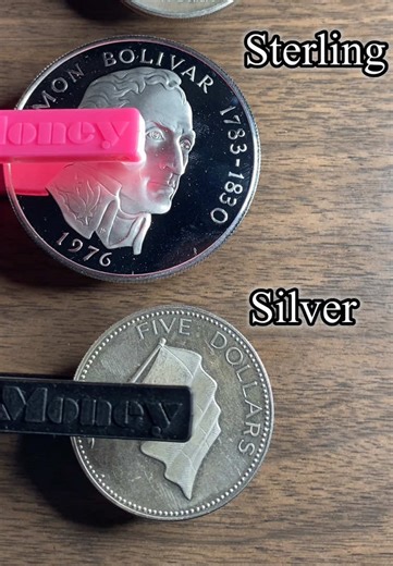 925 Sterling Silver Sings *** If you or someone you know would like to test metals with a Pocket Pinger, they’re available on the link in the profile. Disclaimer: All the risks associated with pinching a coin in between your fingers and then tapping it with plastic and/or wood are present when using the device. The ping test is used for alloy identification. Always compare the sound of a potential counterfeit with the sound of a known authentic or trusted data base. Any difference in sound is a 