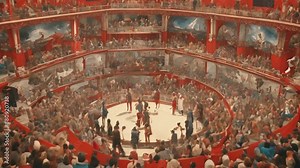 A high-intensity, one-off performance with elaborate dance sequences and live shows