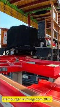 Hamburger Frühlingsdom 2026 Aufbau 🦇 #kirmes