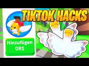 Can we get FREE Fly Potion through VIRAL Adopt Me TikTok HACKS? | Roblox/German