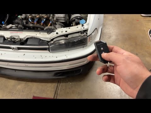 CB7 Accord Gets Alarm System - AVITAL 3103LX 1-WAY - INSTALL