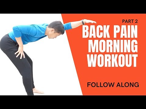 Morning exercises for Back Pain - Part 2 of Follow Along Workout for Back Pain