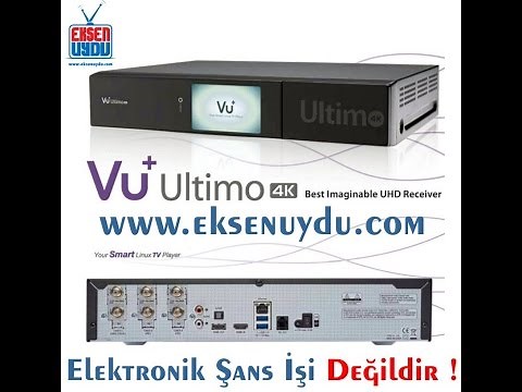 Vu+ Ultimo 4K Ultra HD Tanıtım Videosu