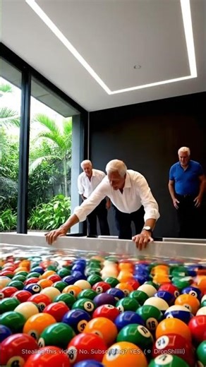 I Covered My Entire Floor with 10,000 Billiard Balls! 🎱💎